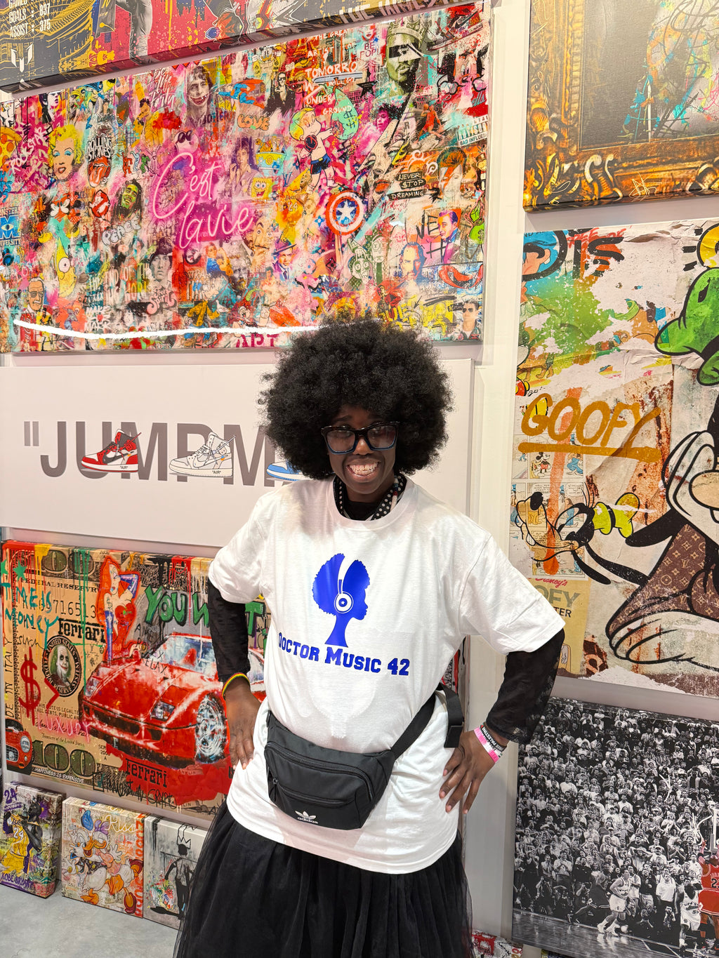 Dr Music 42 Blue Jays Blue T-shirt CUSTOM NAME on back